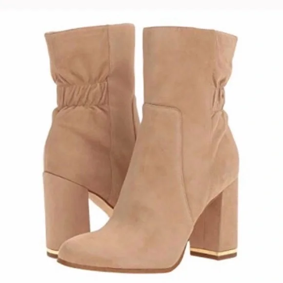 MK Suede Booties - Picture 1 of 9
